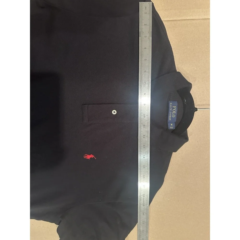 Polo Ralph Lauren Men's Navy Blue Polo Shirt Size Medium NEW Authentic Size M